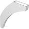 Ekena Millwork 3 1/2-in. W x 26-in. D x 34-in. H Thorton Architectural Grade PVC Knee Brace BRCP035X26X34THR - alternate 2